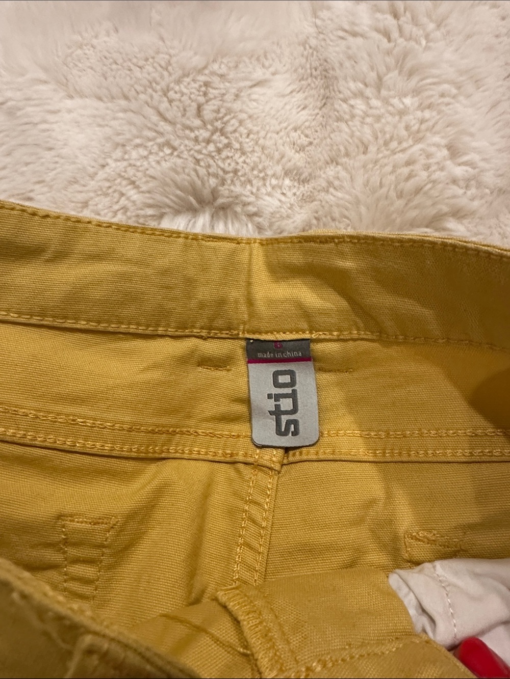 Stio Mustard Yellow Casual Straight Pants